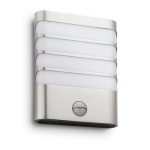 Philips MyGarden Racoon Wandlamp 1x3W Zilver Incl. bewegingsensor-0