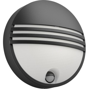 Philips MyGarden Yarrow Wandlamp 1x6W Zwart Incl. bewegingsensor-0