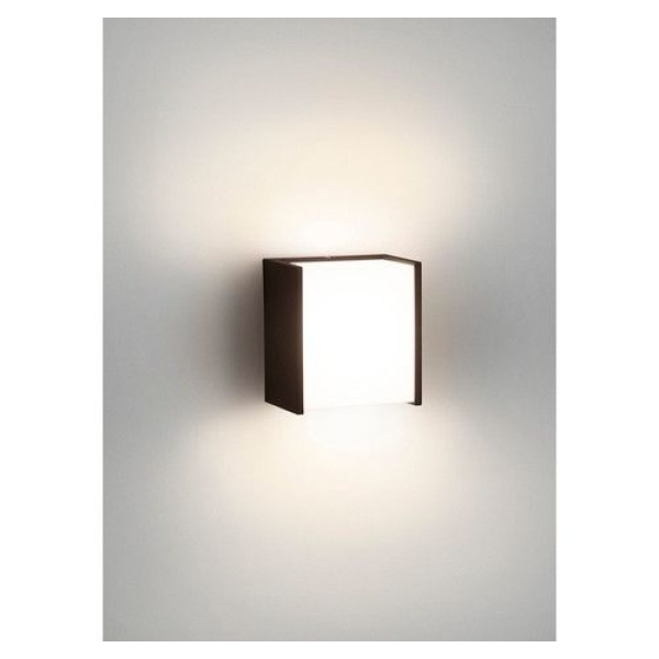 Philips MyGarden Macaw Wandlamp 1x3W Zwart-22113 Philips MyGarden Macaw Wandlamp 1x3W Zwart-22113