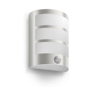 Philips MyGarden Python Wandlamp 1x6W Chroom Incl. bewegingsensor-0