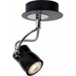 Lucide SAMBA - Plafondspot - Ø 10 cm - LED Dimb. - GU10 - 1x4,5W 3000K - Zwart