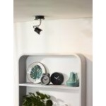 Lucide SAMBA - Plafondspot - Ø 10 cm - LED Dimb. - GU10 - 1x4,5W 3000K - Zwart-25569