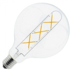 Ledl E27 Globe G125 5W Amsterdam Flame Geel Dimbaar-0