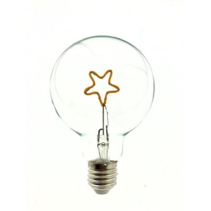 Ledl Stella Star E27 kogellamp 2.5W Flame Dimbaar-0