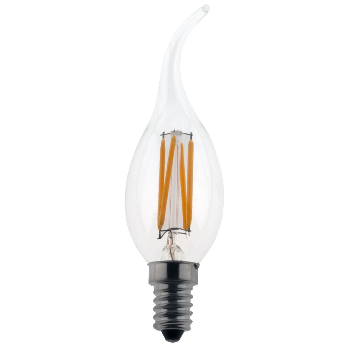 LokoLED E14 Kaarslamp Tip 3.5W Flame Helder-0 LokoLED E14 Kaarslamp Tip 3.5W Flame Helder-0