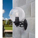 Klassieke Wandlamp met Grote Bol E27 Helder BISSO - Fumagalli