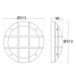 Fumagalli Gelmi Wandlamp Wit E27-26274