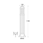 Fumagalli Sauro Sokkel Wit E27-26316