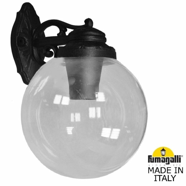 Fumagalli G300 Bisso Wandlamp Zwart E27 Helder-26301