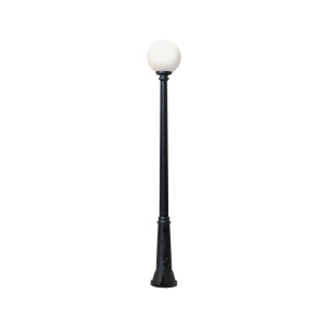 Fumagalli G300 Ricu lantaarnpaal Zwart E27 6W Warmwit-0