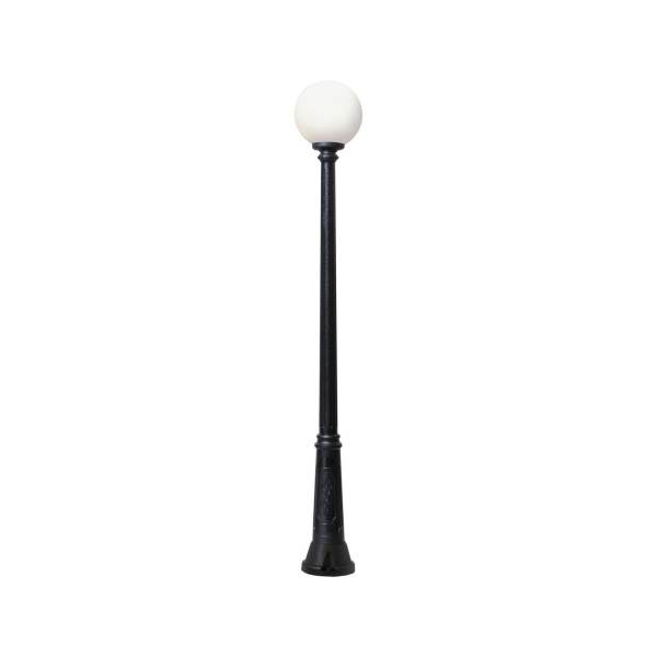 Fumagalli G300 Ricu lantaarnpaal Zwart E27 6W Warmwit-0