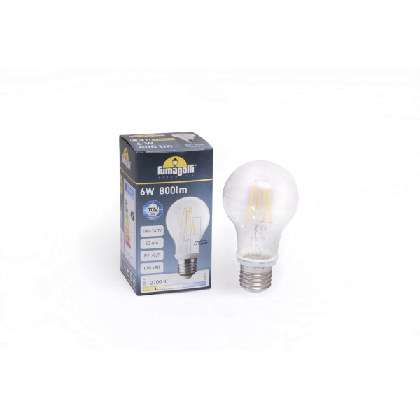 Fumagalli E27 kogellamp 6W Warmwit-0