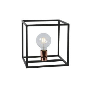 Lucide ARTHUR Tafellamp Vierkant Zwart E27