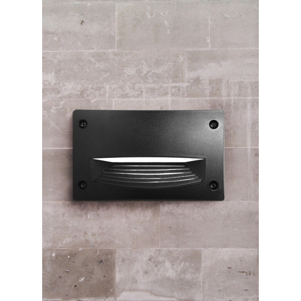 Fumagalli LETI wandlamp Zwart GX53 3W Warmwit-26867