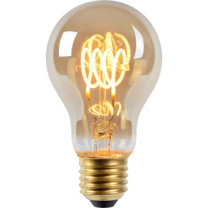 Lucide E27 A60 Led Filament lamp 5W 2200K flame -0