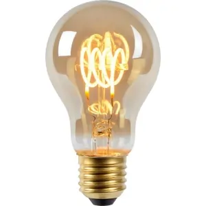 Lucide E27 A60 Led Filament lamp 5W 2200K flame -0
