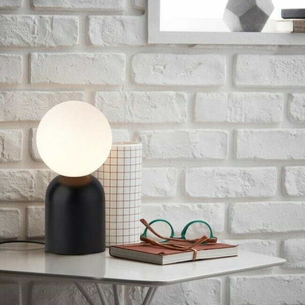 Brilliant Yance tafellamp Zwart G9 modern design-27269