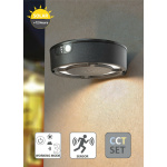 Fumagalli FORTUNATO Wandlamp Solar CCT Met Bewegingssensor Zwart -0
