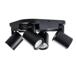 Kanlux Laurin EL-4L zwart plafondspot spotlamp GU10-27505