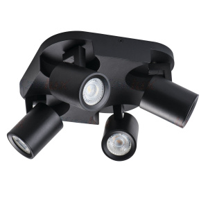 Kanlux Laurin EL-4L zwart plafondspot spotlamp GU10-0