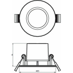 Philips Dive 3-pack Inbouwspots chrome 5W warmwit dimbaar IP65-27728