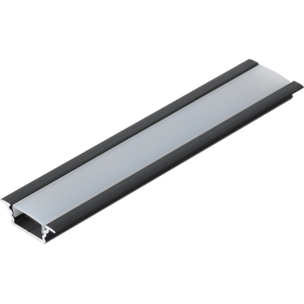 Topmet Groove 14 Inbouw LED Profiel 1 Meter Zwart Set-30150
