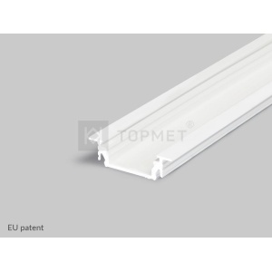 Topmet Groove inbouw ledprofiel set 14mm 2M wit-0