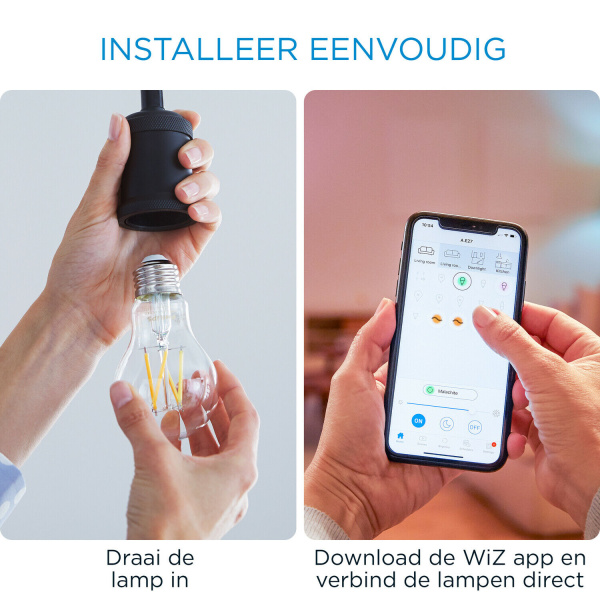Wiz Smart E27 6.7W CCT Dimbaar A60-27935