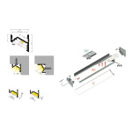 Topmet Corner 10 LED Hoekprofiel 2 Meter Zwart Set-30178
