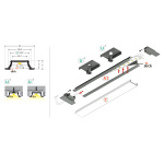 Topmet Groove 10 Inbouw LED Profiel 2 Meter Wit Set-30136