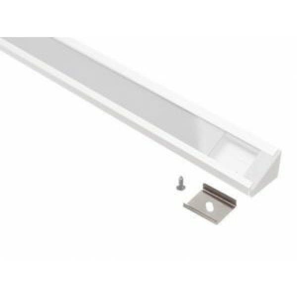 Topmet Corner 10 Hoekprofiel 10MM set 1m Wit-0