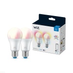 WiZ Smart lamp 8.5W - Wi-Fi - wittinten & kleur - A60/E27 (2-pack)-0