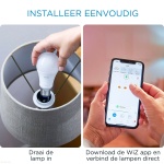 WiZ Smart lamp 8.5W - Wi-Fi - wittinten & kleur - A60/E27 (2-pack)-27922