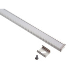 Topmet Ledstrip Profiel Set Slim8 1M Geanodiseerd 10mm-0