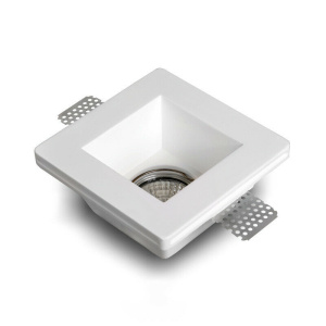 Ledl stucspot vierkant inbouwspot GU10 - GU5.3 -0