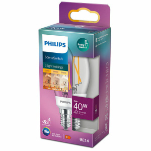 Philips E14 SceneSwitch Kaarslamp 5W Warmwit-0