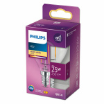 Philips E14 Classic Kogellamp 2W Warm Wit -0