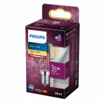 Philips E14 Classic Kopspiegel Kogellamp 4W Warm Wit -0