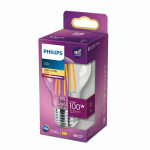 Philips E27 Classic Peerlamp 10,5W Warm Wit -0