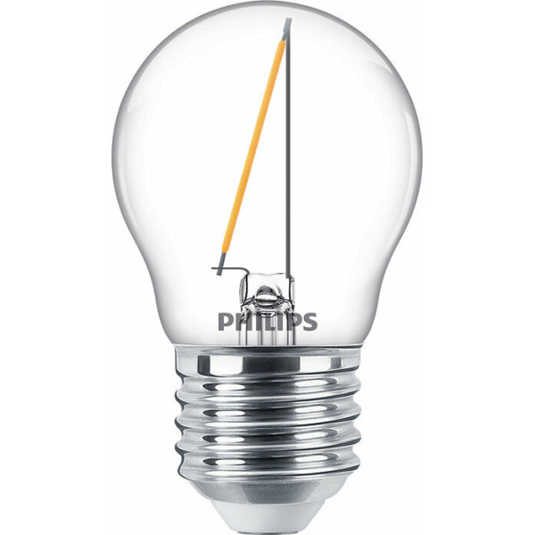 Philips E27 Classic Kogellamp 1,4W Warm Wit-28127