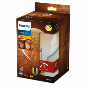 Philips E27 Classic Globe Amber 4,5W Extra Warm Wit Dimbaar-0