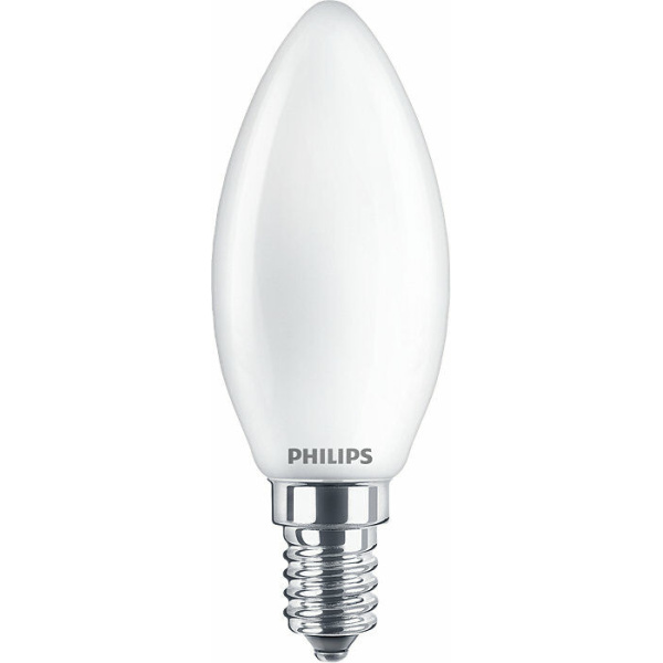 Philips E14 WarmGlow Kaarslamp 3,4W Warmwit Opaal Dimbaar-28105