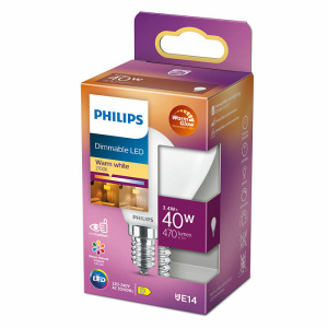 Philips E14 Kogellamp 3,4W Warm Wit Dimbaar-0