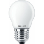 2x Philips E27 Kogellamp 4,3W Warm Wit -28363