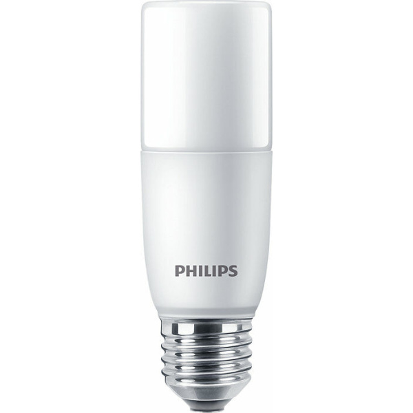 Philips E27 Staaflamp Mat 9,5W Warmwit -28316