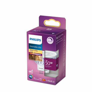 Philips GU5.3 Spot 7W Warm Wit Dimbaar 60°-0
