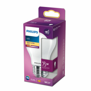 Philips E27 Classic Peerlamp Mat 8,5W Warm Wit -0
