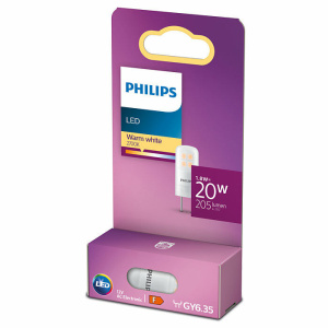 Philips GY6.35 Capsule Mat 1,8W Warm Wit -0