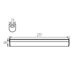 Kanlux MERA 5W Onderbouw verlichting 28cm 4000k-28711