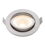 EcoDim Inbouwspot Geborsteld 5W Dim to Warm 75mm-29189